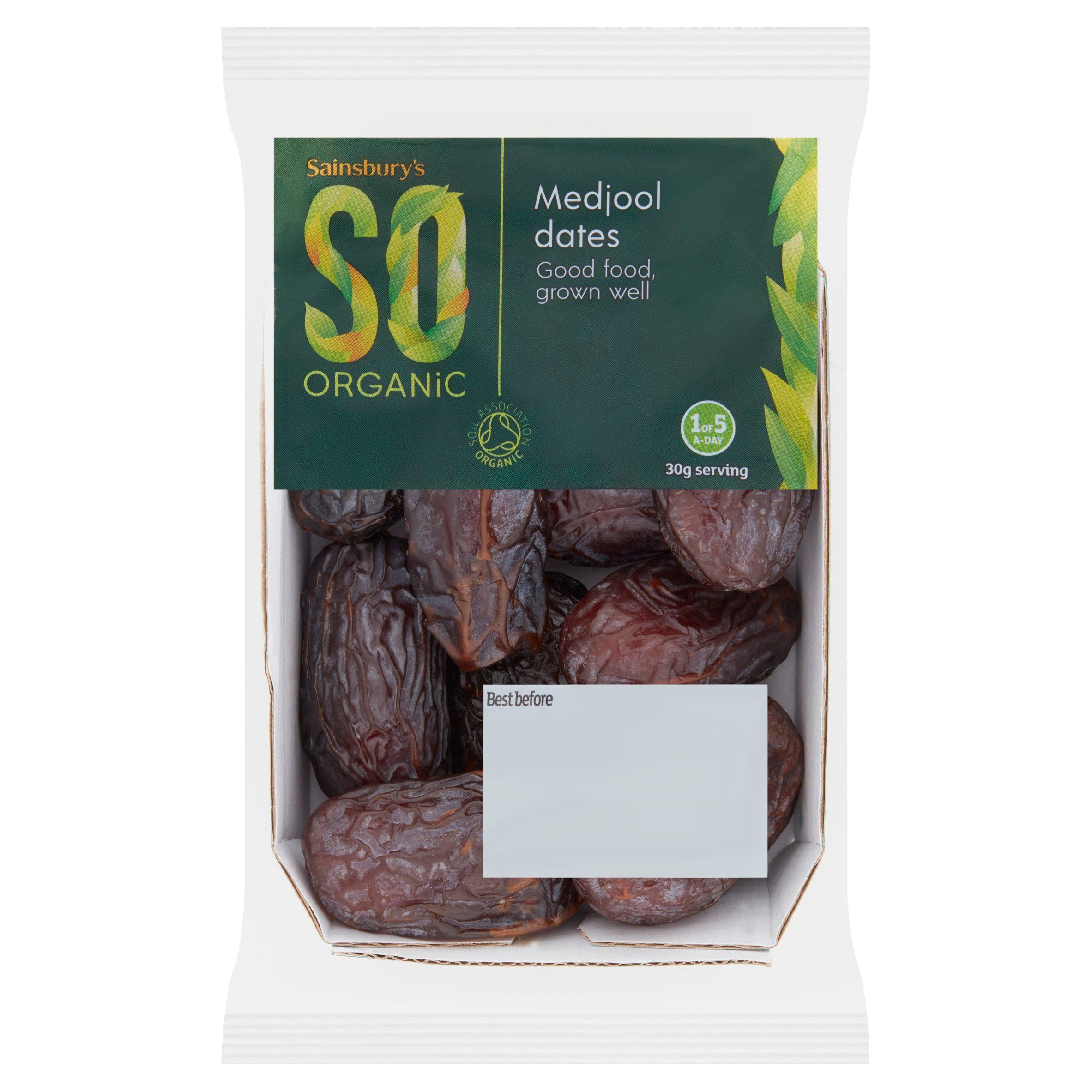 Sainsbury's Medjool Dates, SO Organic 200g GOODS Sainsburys   