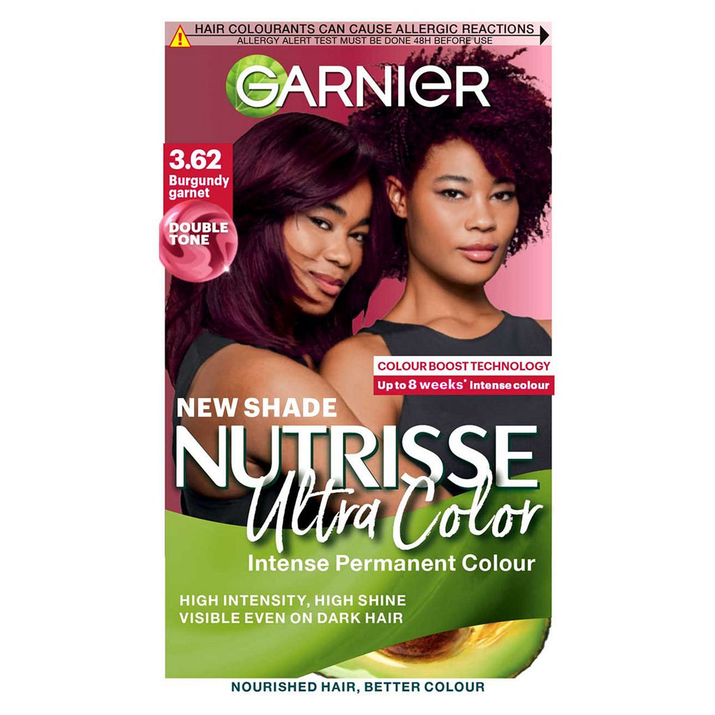 Garnier Nutrisse Ultra Colour 3.62 Burgundy Garnet Permanent Hair Dye