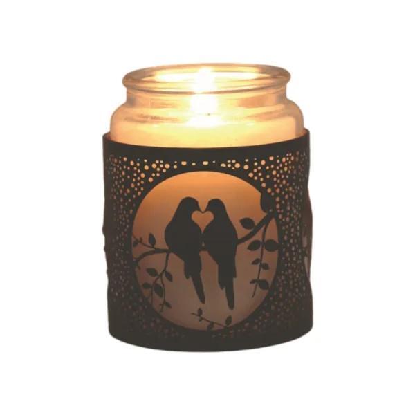 Aroma 3-in-1 tealight holder Black Doves, imported from the UK