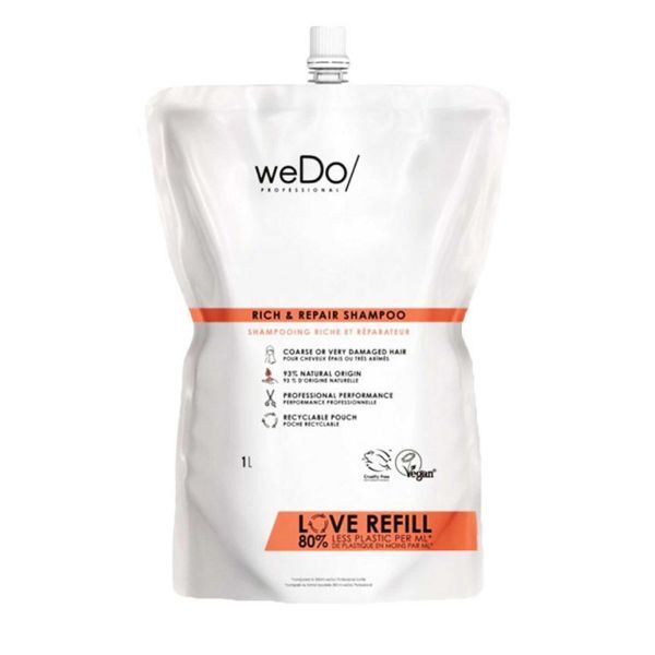 weDo Professional - Shampoo Refill Pack 1000ml Coarse Hair GOODS Superdrug   