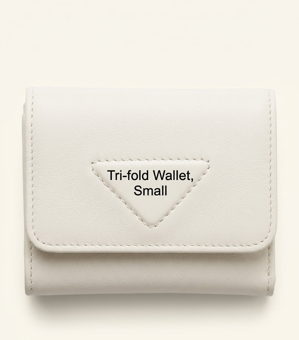Prada small leather wallet with Triangle logo - British product