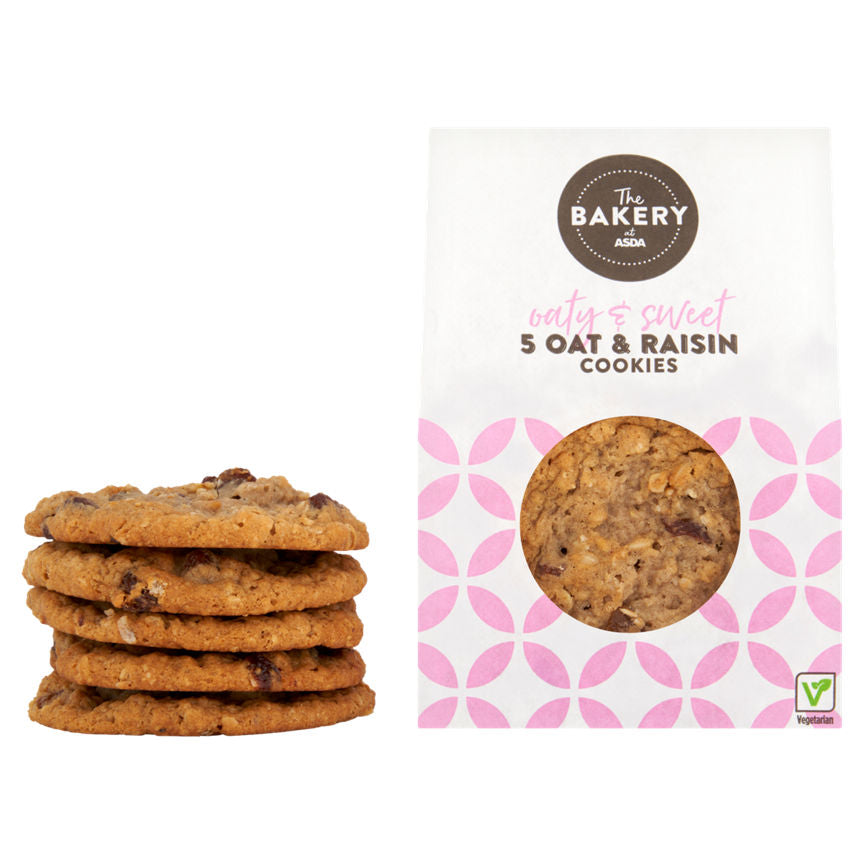 The BAKERY at ASDA 5 Oat and Raisin Cookies GOODS ASDA   