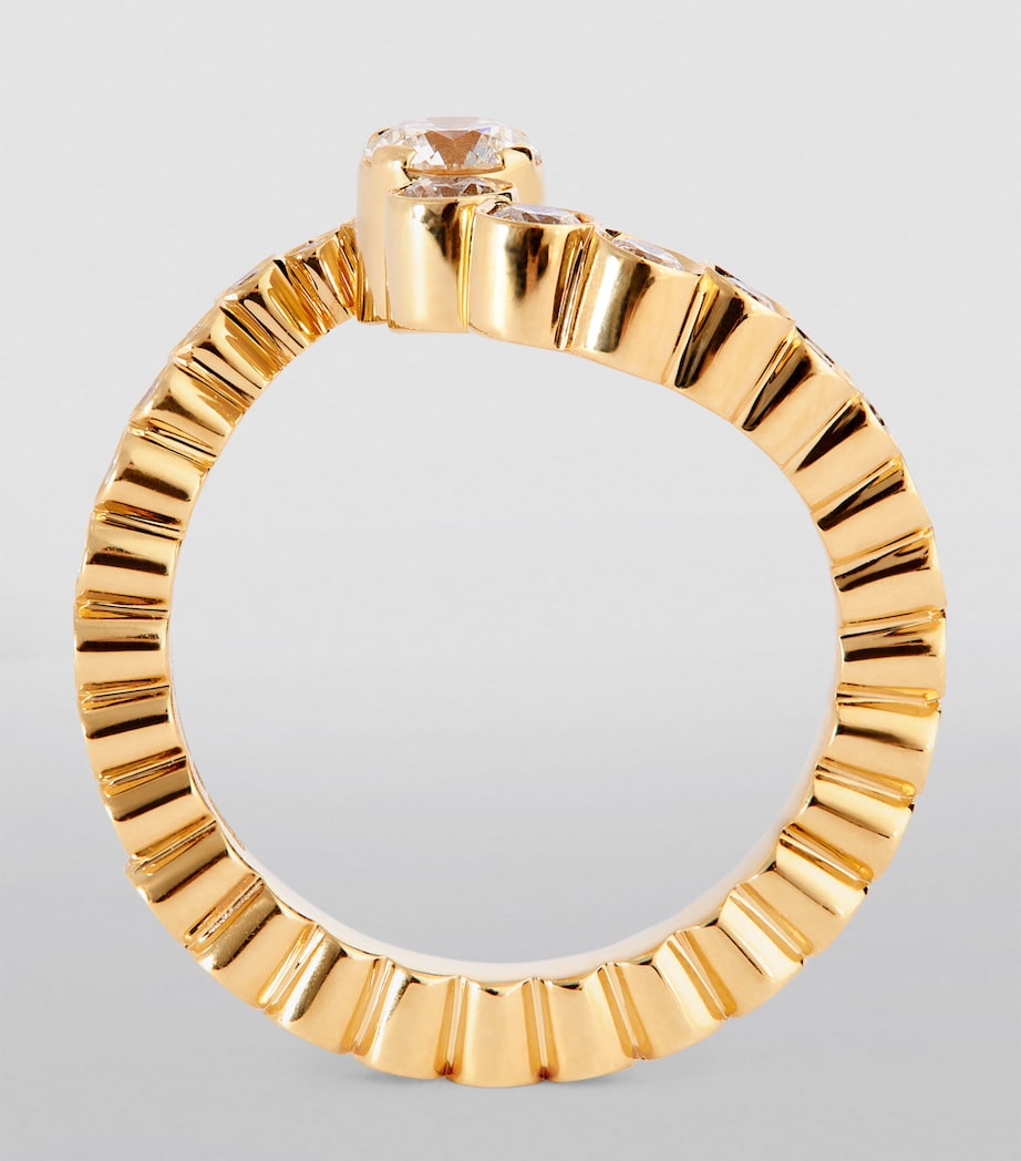 Sophie Bille Brahe yellow gold and diamond ring, imported from the UK