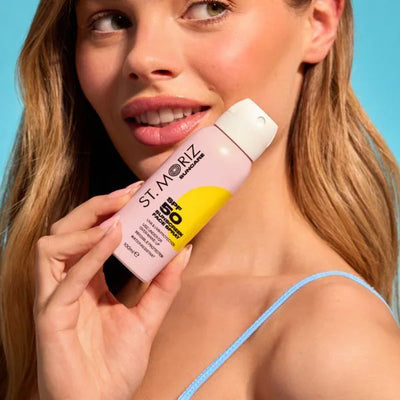 Superdrug St Moriz Suncare SPF50 Sunscreen Face Spray 100ml- Kjøp online hos McGrocer