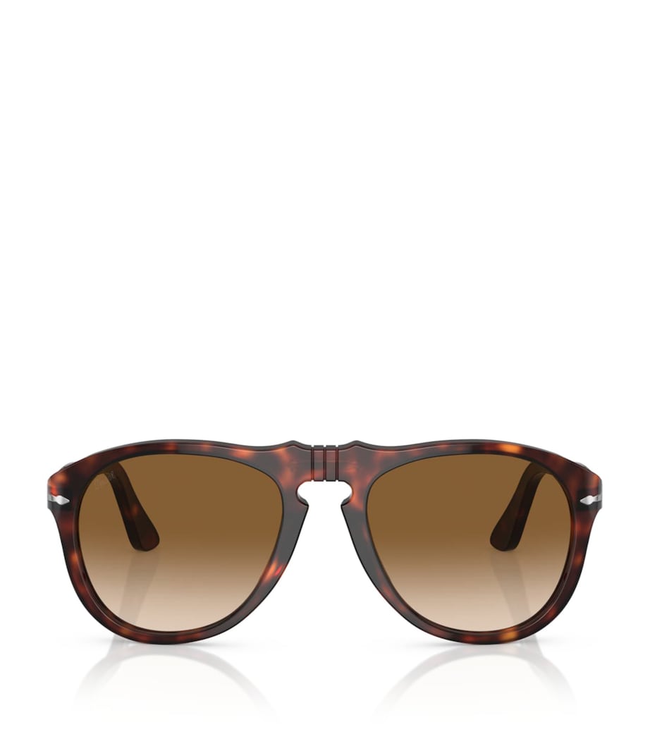 Persol Original Pilot sunglasses with tortoiseshell acetate finish (British brand)