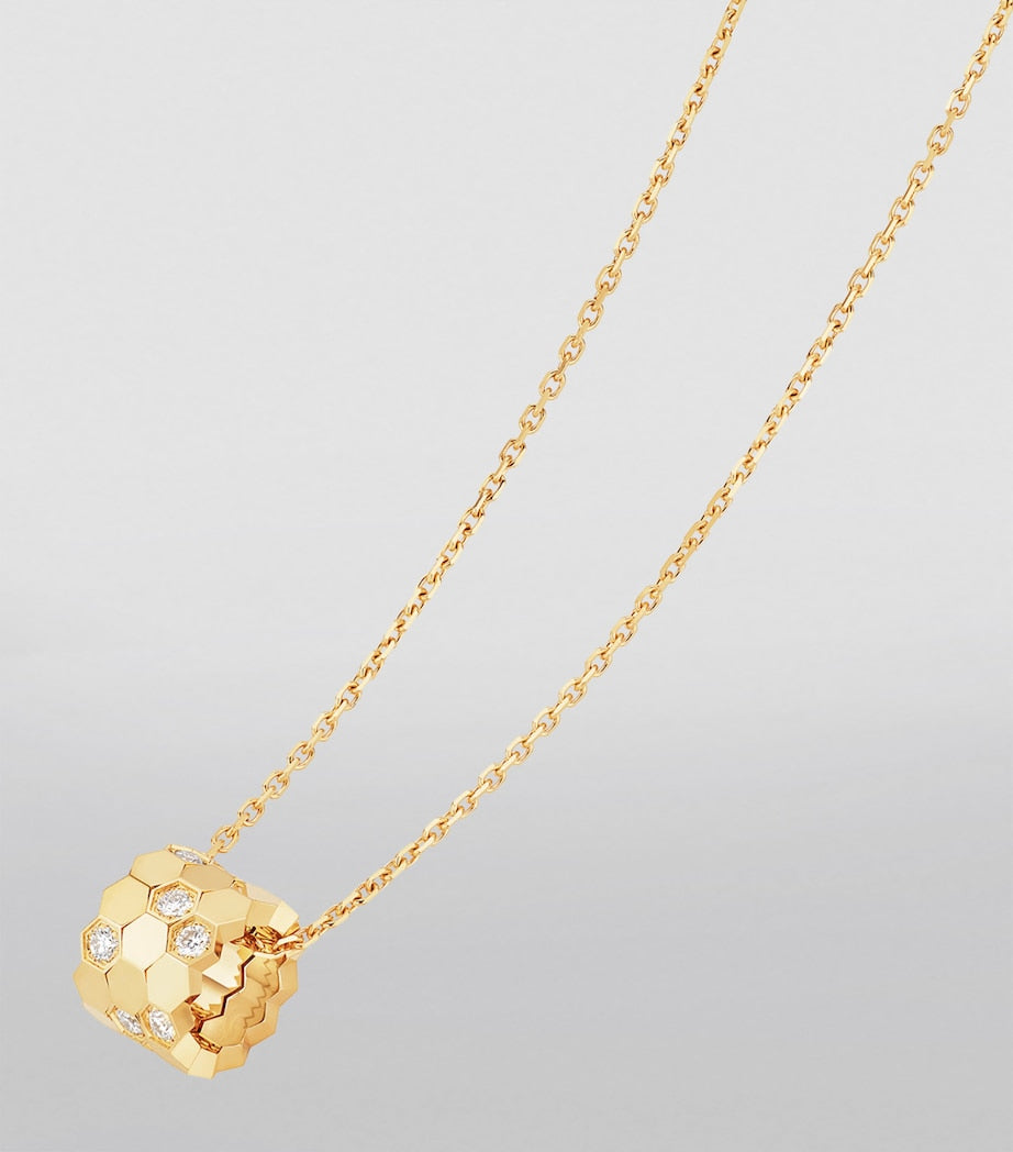 Chaumet yellow gold bee necklace (British brand)