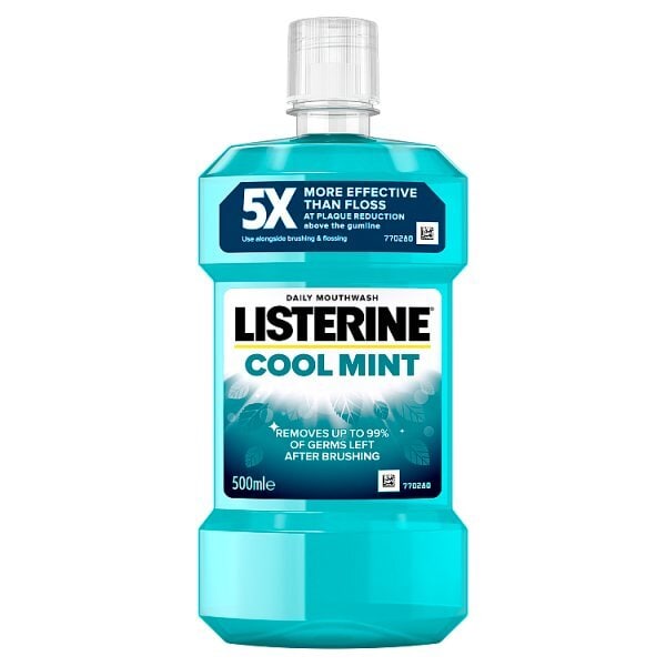 Listerine Cool Mint Anti-Bacterial Mouthwash 500ml