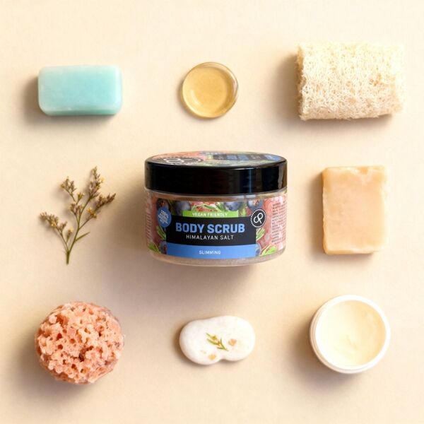 COSMEPICK Himalayan Salt Body Scrub triple pack 3 x 250g, imported from the UK