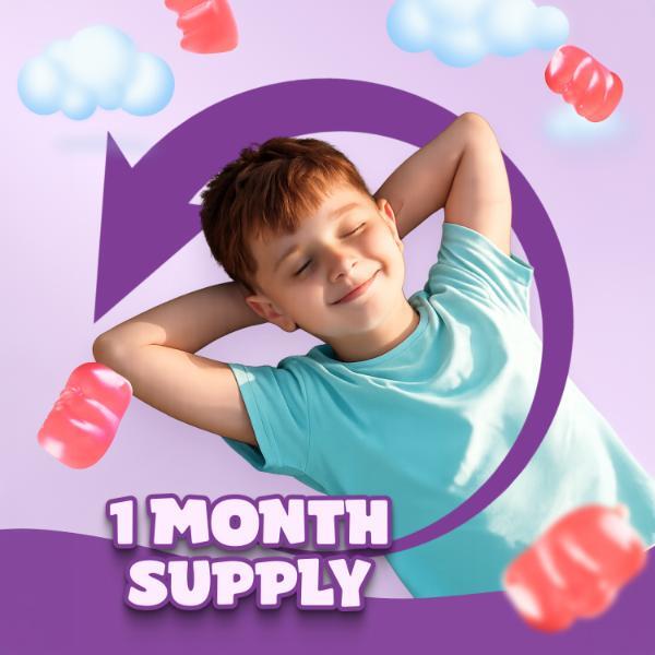 CapyChews kids magnesium gummies strawberry flavour, UK version