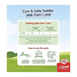 Cow & Gate 3 Toddler Milk Formula Powder 1-2 Years 800g GOODS Superdrug   