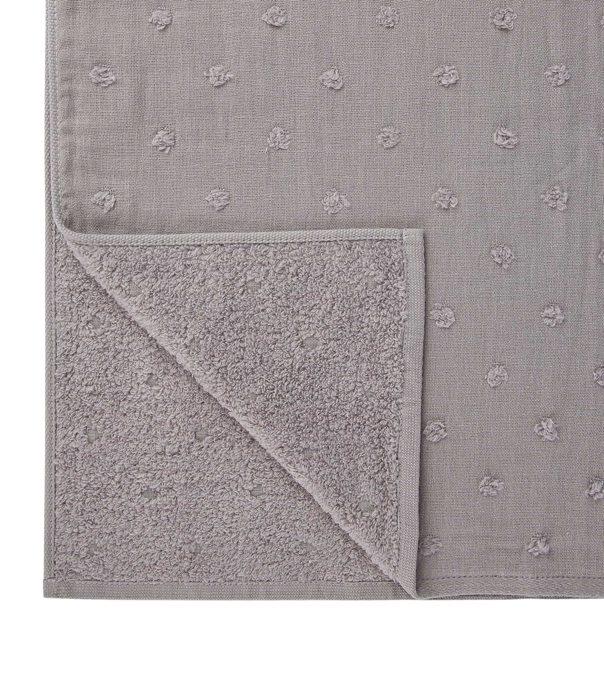 Uchino Zero Twist Gauze Dots Bath Towel 70cm x 140cm (British brand)
