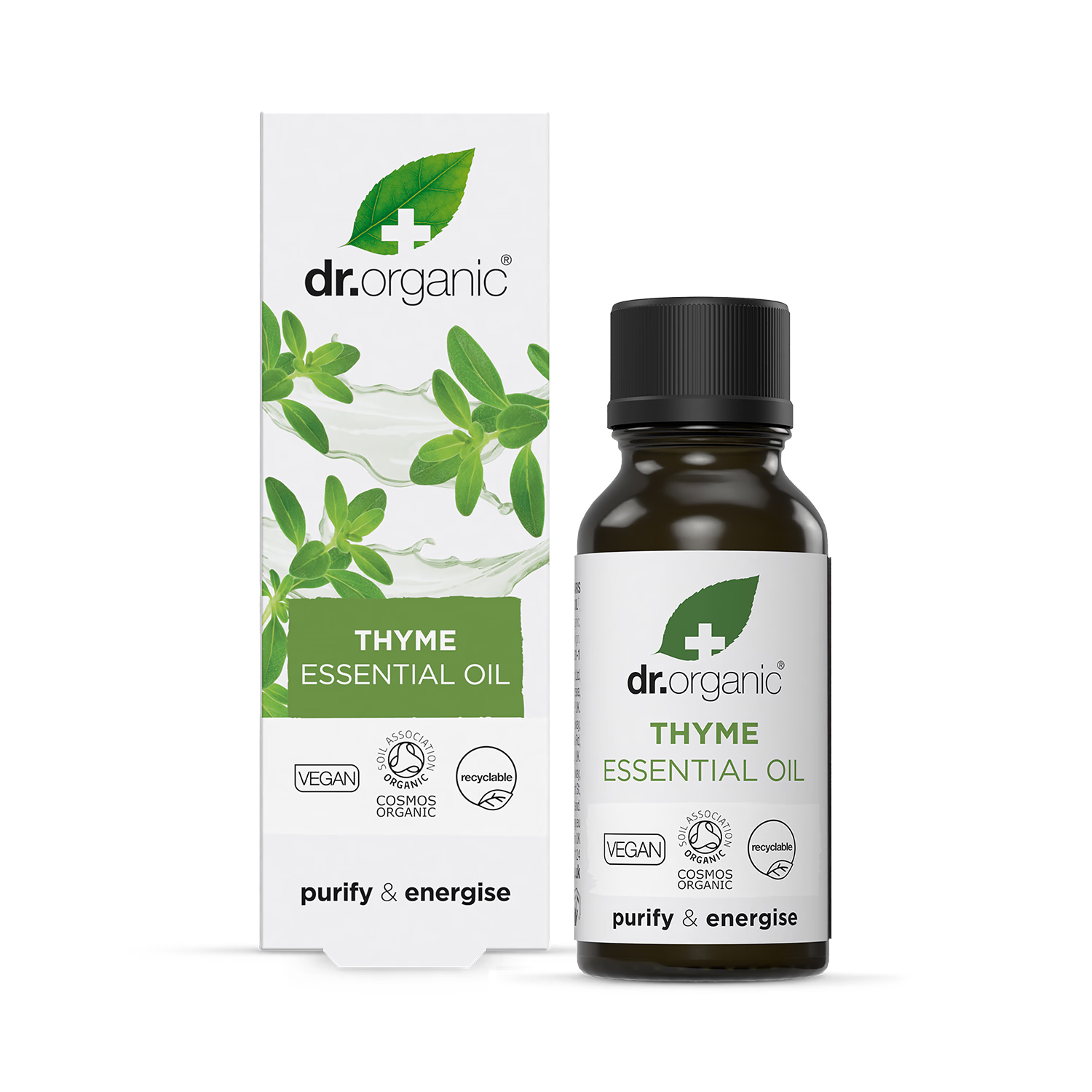 Dr Organic thyme pure essential oil 10ml - British product