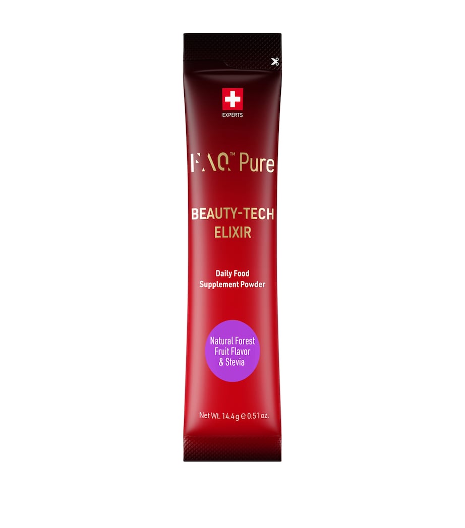 FAQ beauty-tech elixir skogsfrukt poser 5-pakning, britisk versjon