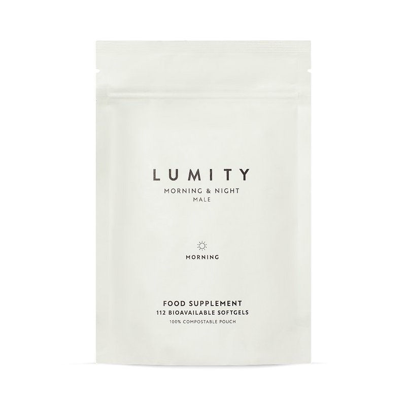 Lumity male supplement morning night 28-day 224 softgels - British product