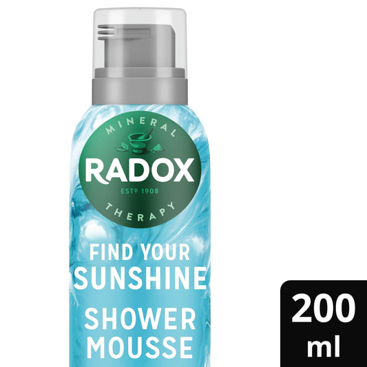 Radox Sunshine Shower Mousse 200ml Shower Sainsburys   