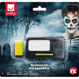 Smiffys Skeleton Make-Up Kit black and white, imported from the UK