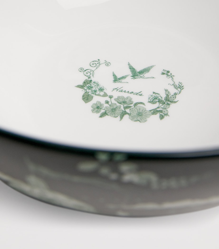 Harrods fine bone china toile bowl 25cm, imported from the UK