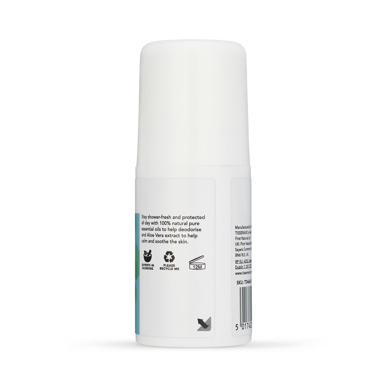 First Natural Brands spearmint and rosemary deodorant 75ml - British product