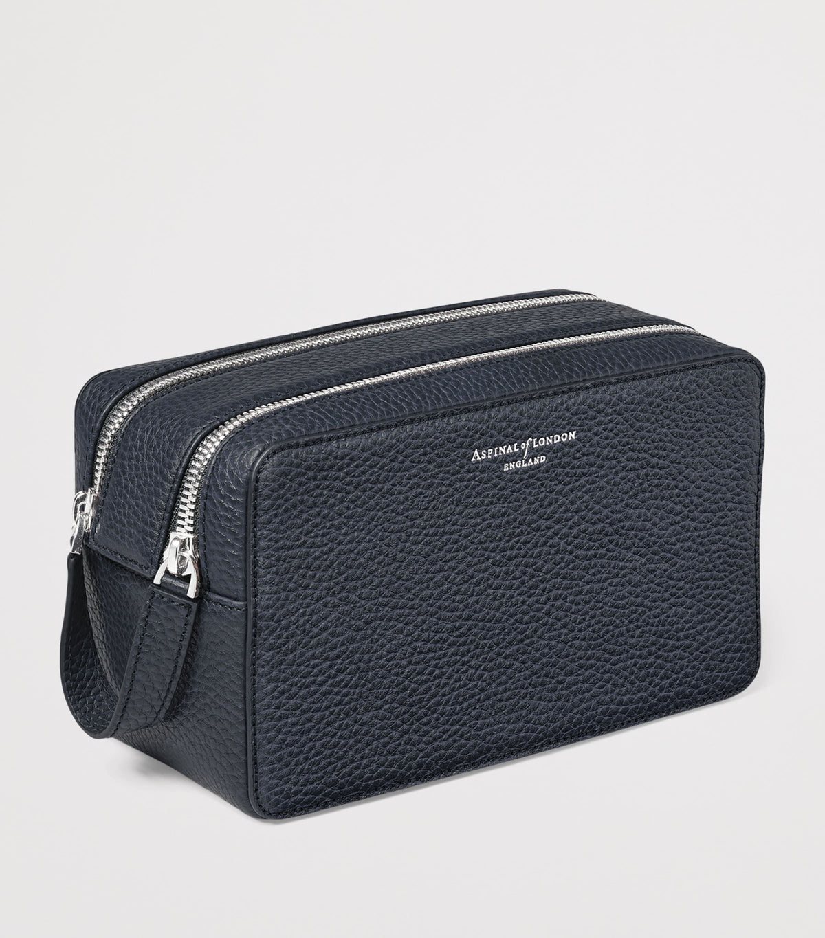 Aspinal Of London Leather Mount Street Toiletries Bag - British product