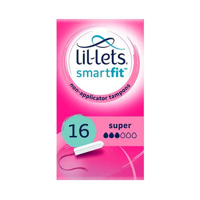 Superdrug Lil-Lets Non-Applicator Super Tampons 16 pack- Buy online at McGrocer