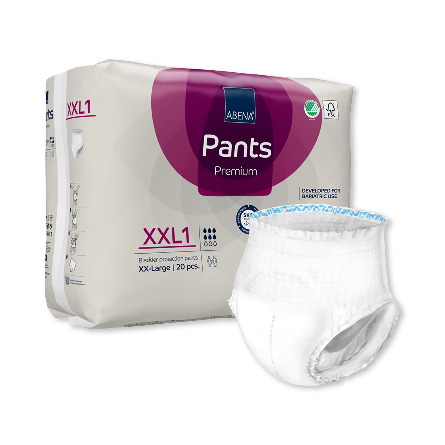 ABENA incontinence pants Premium XXL1 20 pack, UK version