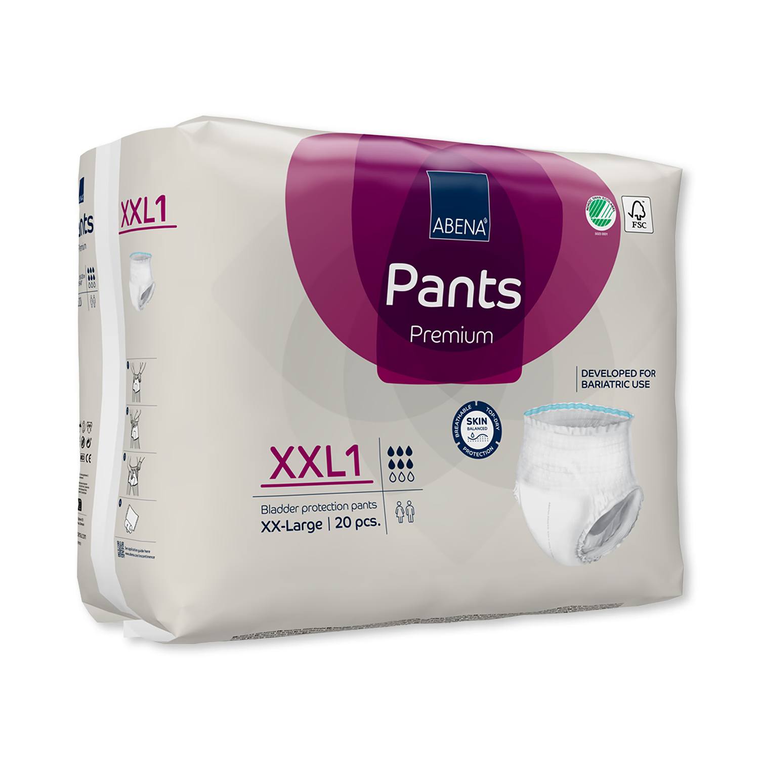 ABENA incontinence pants Premium XXL1 20 pack, UK version