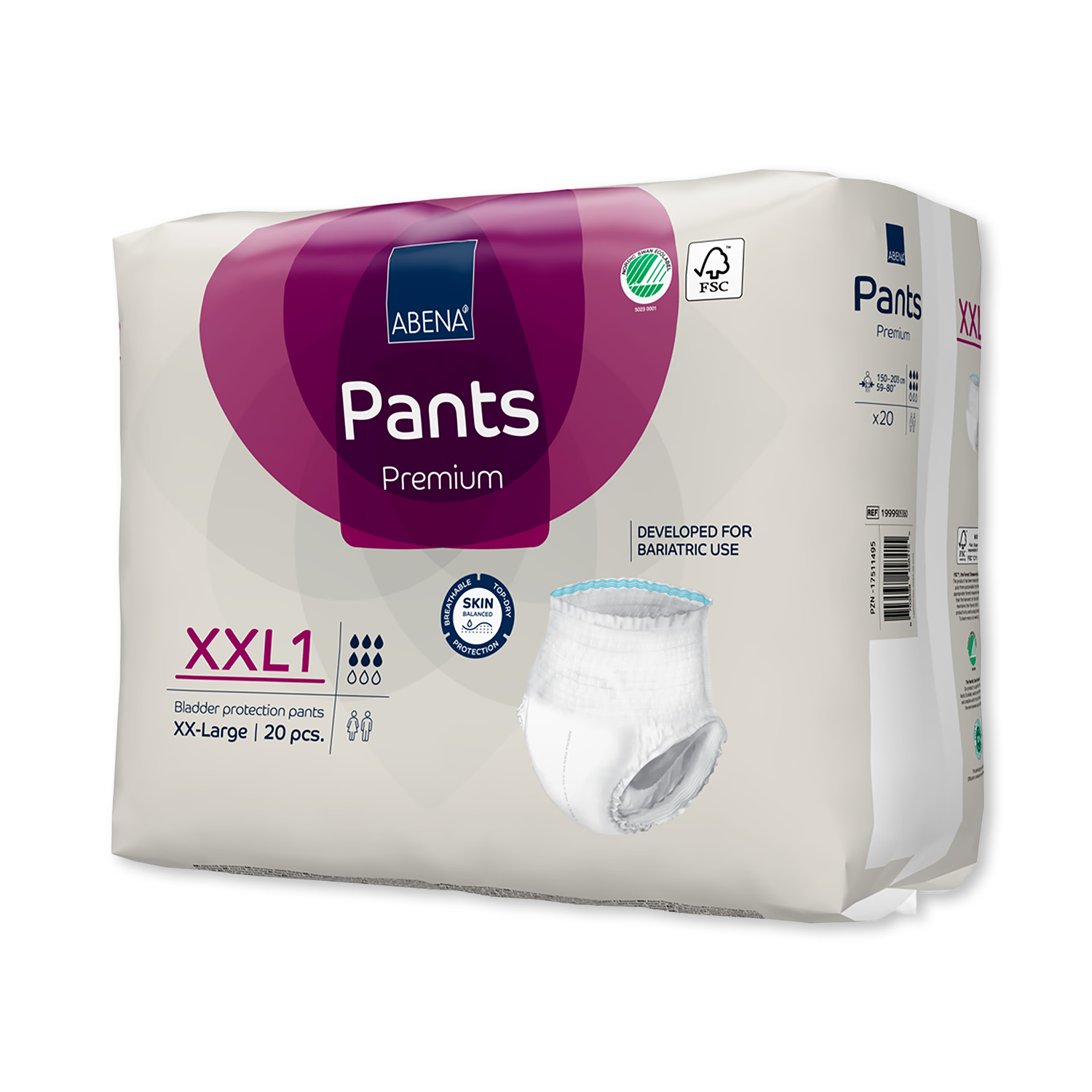 ABENA incontinence pants Premium XXL1 20 pack, UK version