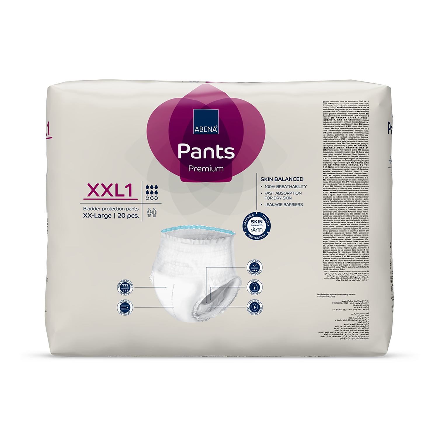 ABENA incontinence pants Premium XXL1 20 pack, UK version