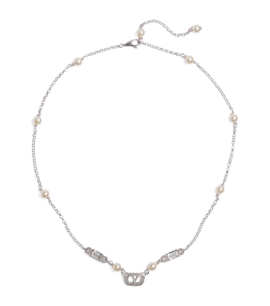 Valentino Garavani VLogo necklace, UK version
