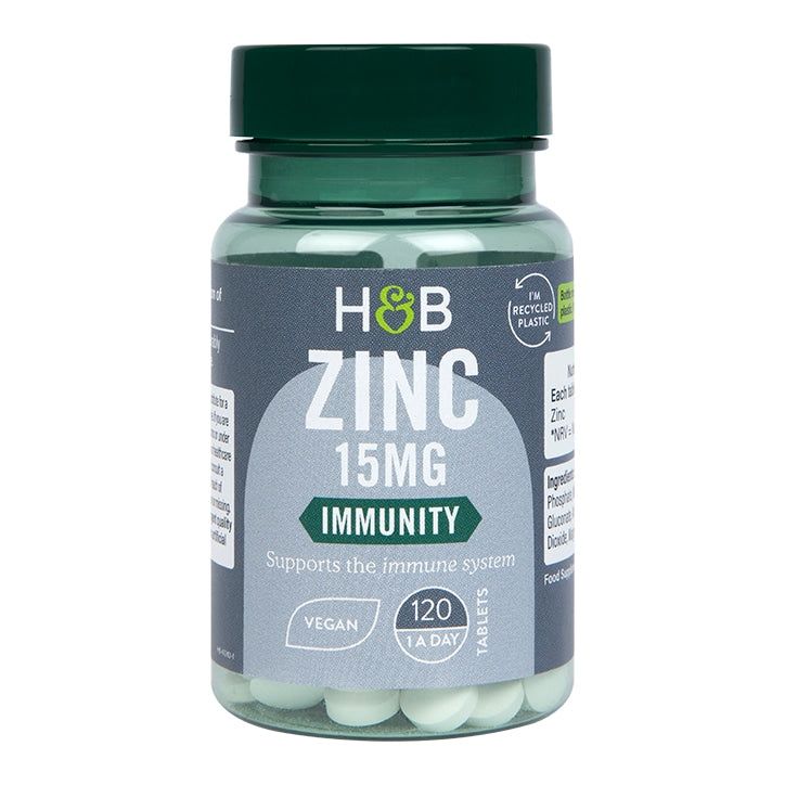 Holland & Barrett Zinc 15mg 120 Tablets GOODS Holland&Barrett