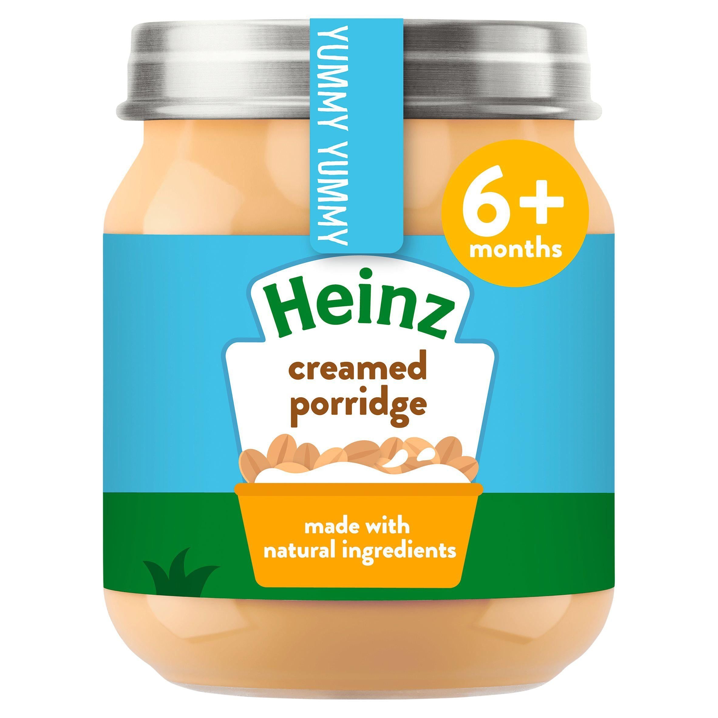 Heinz Creamed Porridge Baby Food Jar 6+ Months 120g baby meals Sainsburys   