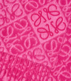 LOEWE Anagram wool-cashmere scarf 180cm, imported from the UK