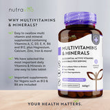 Nutravita Multivitamins & Minerals - 365 Vegan Tablets GOODS Superdrug   