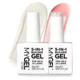 Mylee 5 in 1 Builder Gel Duo (Clear/Light Pink) Body Care Boots   