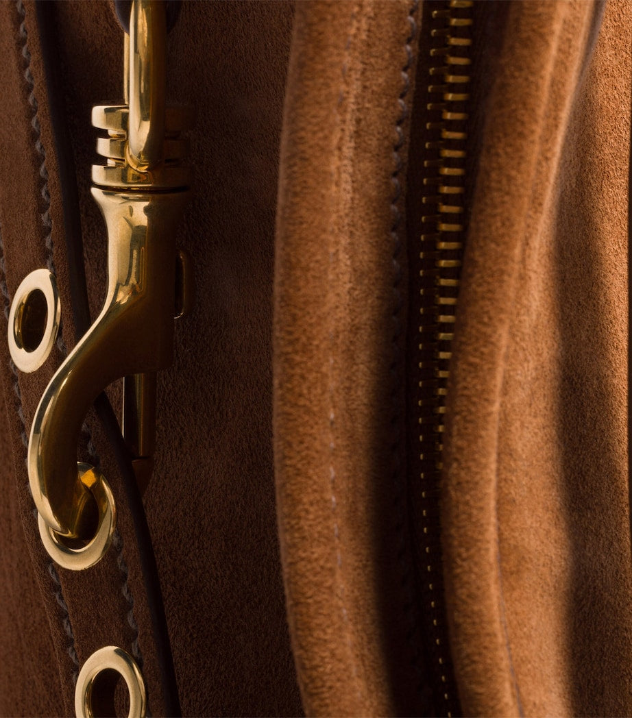 Miu Miu suede shoulder bag (British brand)