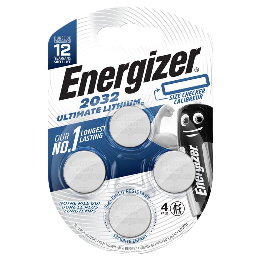 Energizer CR2032 Ultimate Lithium Batteries