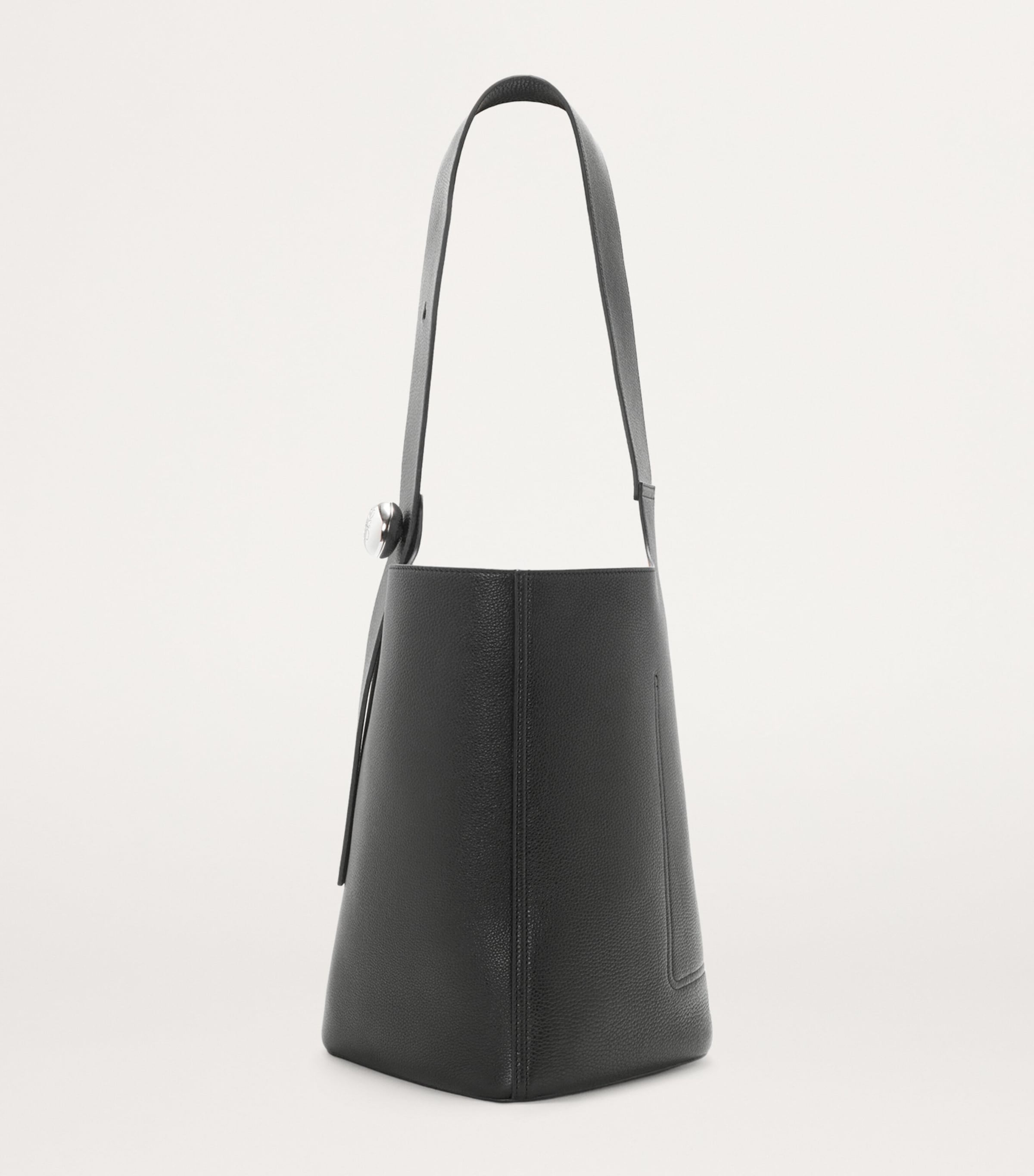 LOEWE Large Leather Pebble Bucket Bag H33cm (British brand)
