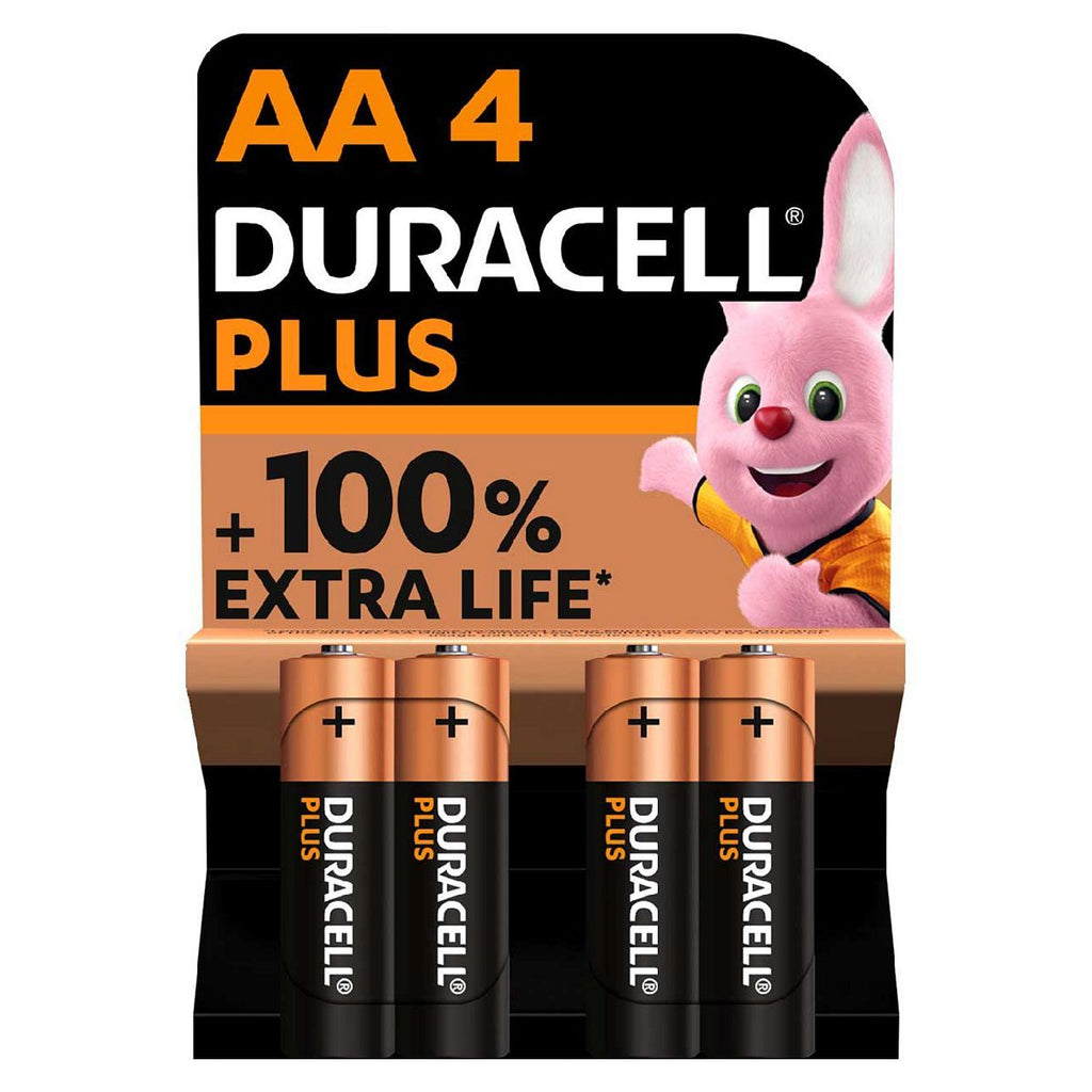 Duracell Plus batteries AA 4s