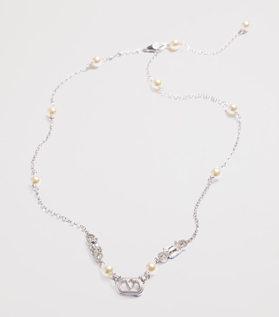 Valentino Garavani VLogo necklace, UK version