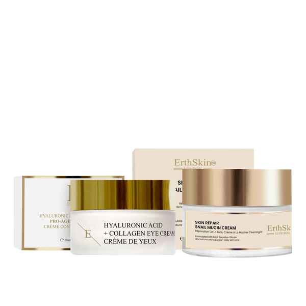 Erth Skin London snail cream and eye cream set - British product