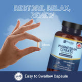 Prowise Magnesium Citrate 1500mg 120 vegan tablets (British brand)
