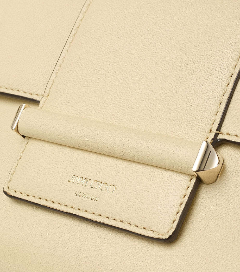 Jimmy Choo Bar Mini Chain Wallet in smooth biker leather, UK version
