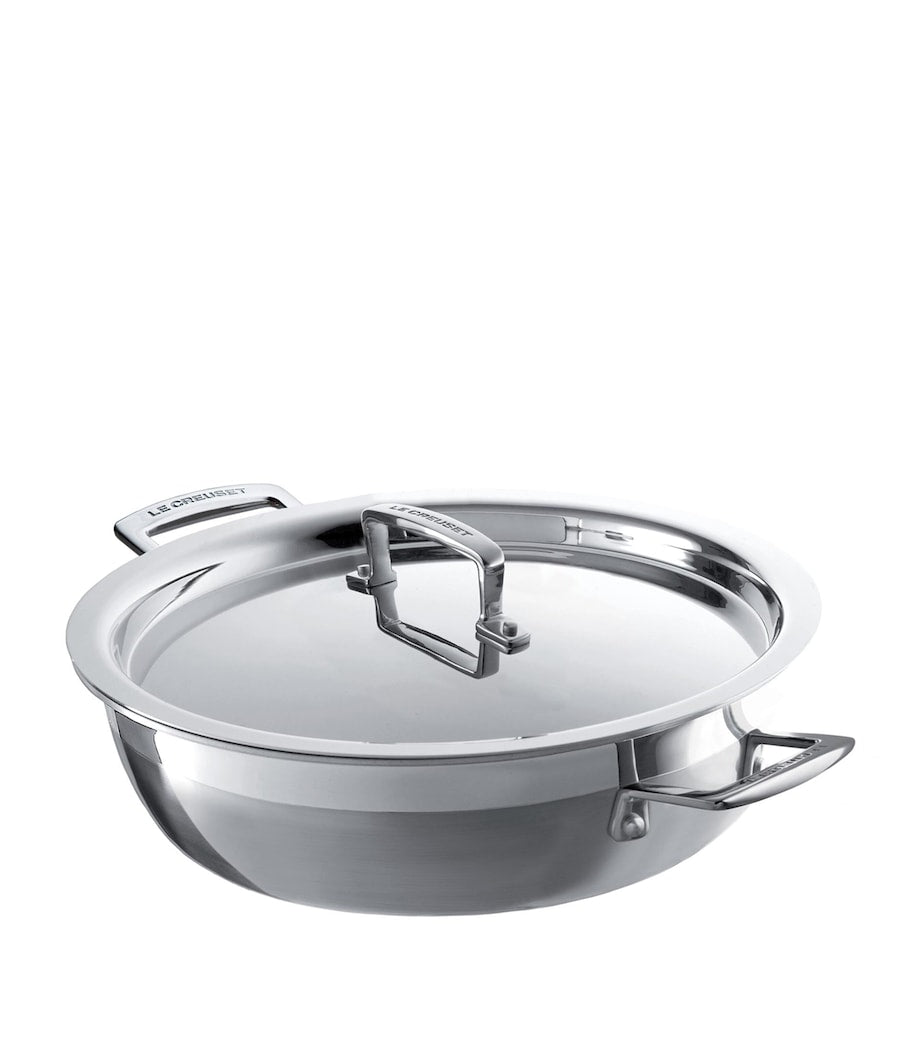 Le Creuset 3-ply shallow casserole dish 26cm, imported from the UK