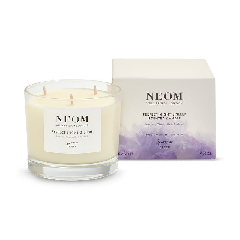 NEOM Perfect Night's Sleep scented candle 420g 3 wicks, UK version