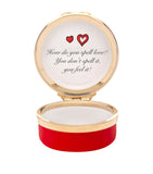 Halcyon Days Enamel How Do You Spell Love Box, UK version