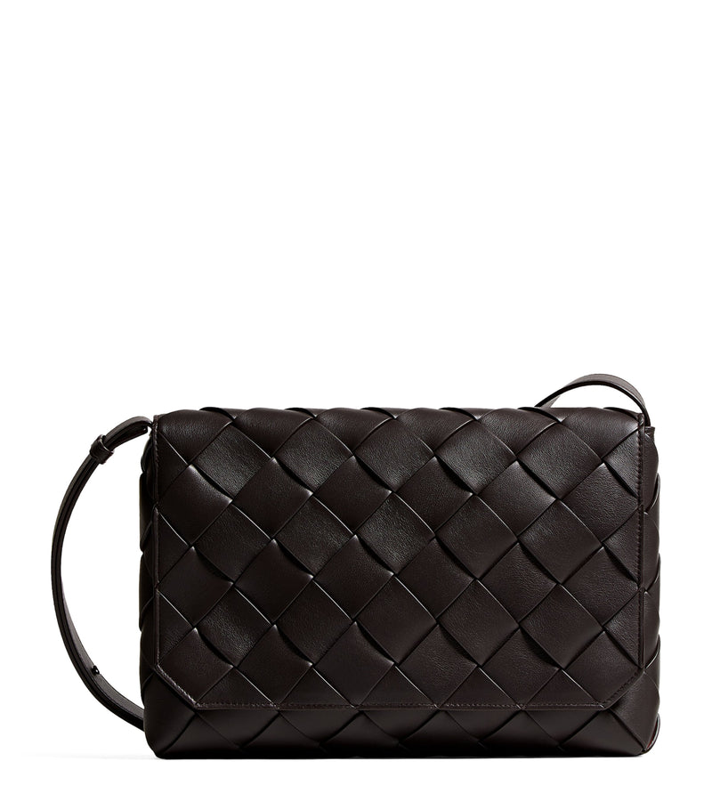 Bottega Veneta Intreccio Diago cross-body bag woven leather (British brand)