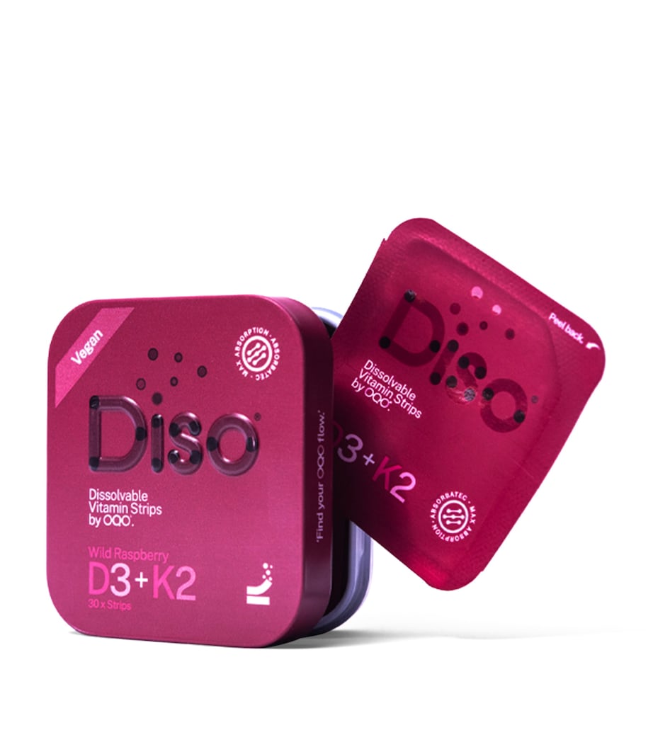 OQO Diso D3 + K2 vitamin strips 30 strips, imported from the UK