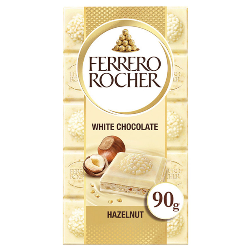 Ferrero Rocher Hazelnut & White Chocolate Sharing Bar GOODS ASDA   