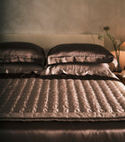Gingerlily silk mocha flat sheet 280cm x 310cm, UK version