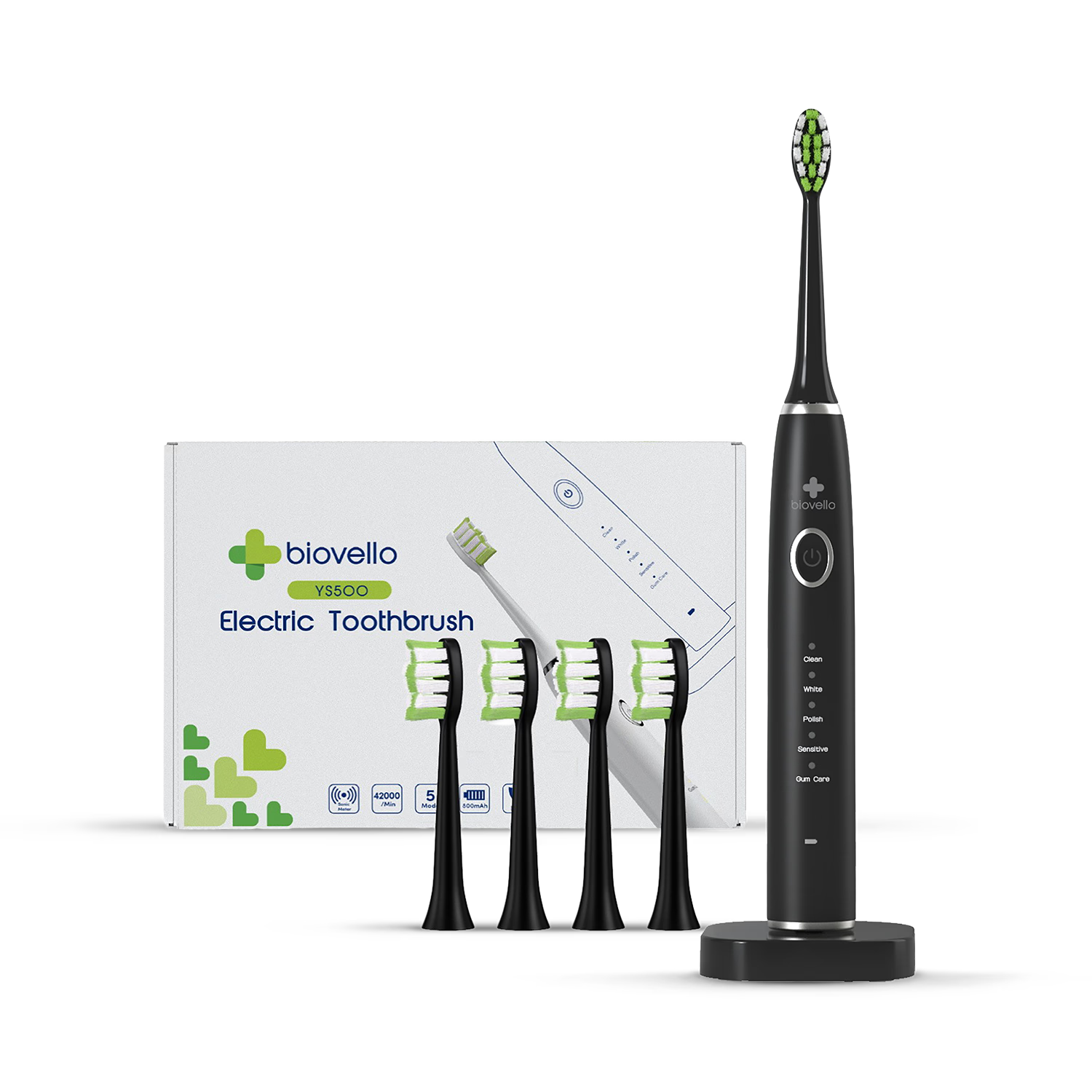 Biovello YS-500 electric toothbrush black, imported from the UK
